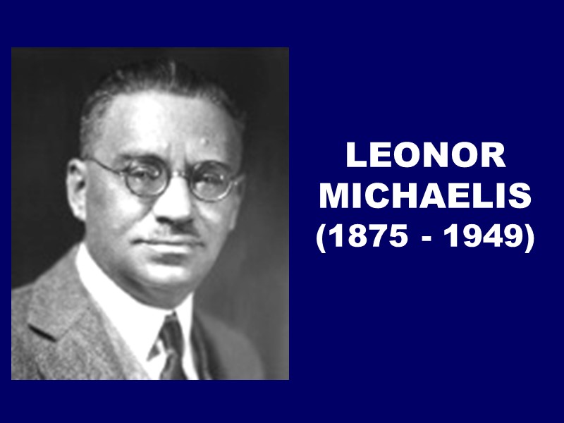 LEONOR MICHAELIS  (1875 - 1949)